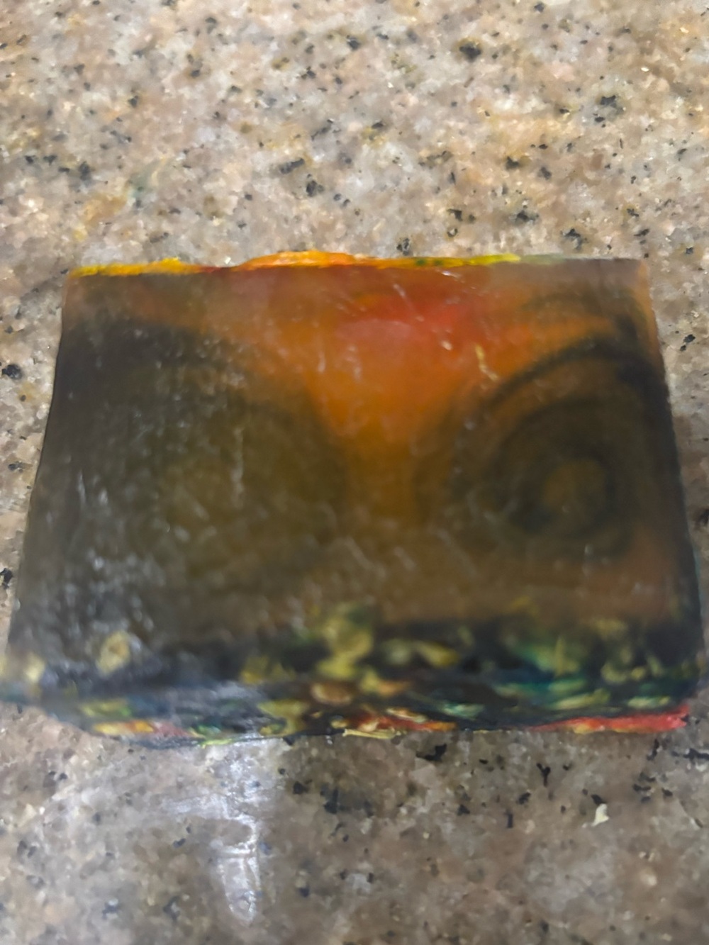 Handmade honey soap with honey essential oils and jasmine